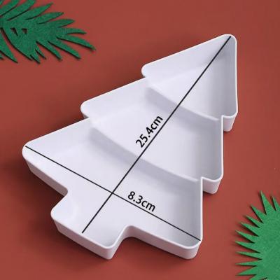 Rare Purchases Merry Christmas Decorations For Home Noel, Christmas Decoration Tree Fruit Plate, Xmas Gifts Happy New Year white