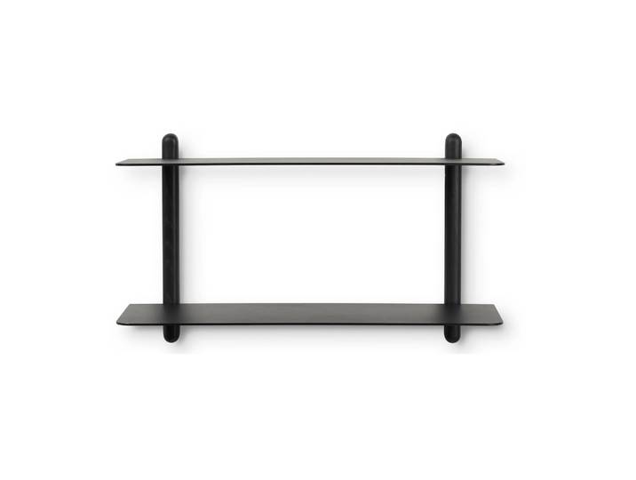 Gejst Étagère Nivo F grande Frêne teinté noir - noir