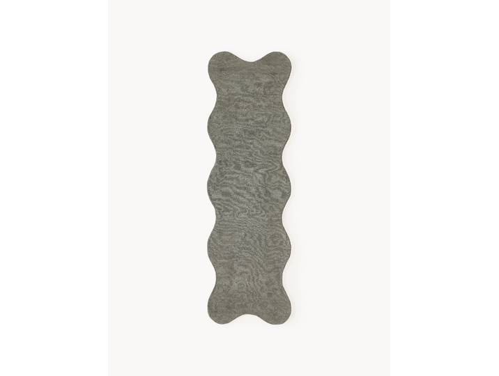 Tapis de couloir tissé main Wavy