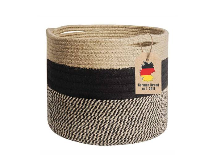 PFLANZKORB aus Baumwollseil 20 / 20 cm