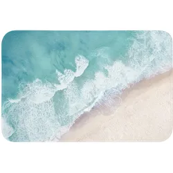 WC-VORLEGER Strand - Meer - Natur - Sommer Toilettenvorleger 60x40 cm