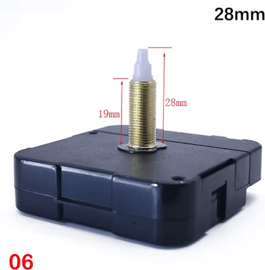 Inspire Picks Silent Quartz Clock Mechanism Kit Long Shaft DIY Wall Clock Movement 28mm