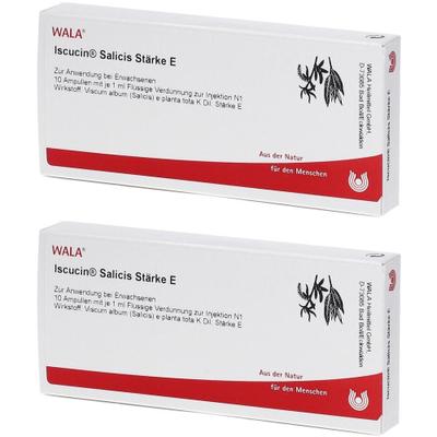 Iscucin salicis Stärke E Ampullen 2x 2x10x1 ml