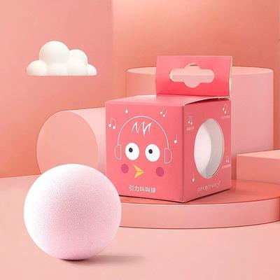 Inspire Select Interactive Cat Ball Toy With Catnip Smart Squeaky Training Ball For Kittens & Indoor Cats eva Pink