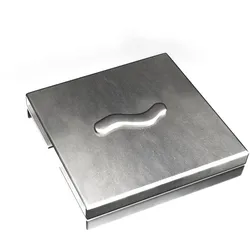 ABB YID-CHAR-SINE Ty-Met Mark.zeichen 316 Edelstahl-Mark.sys.,Symb,“~“ 9,2x8x2,5 mm, Dicke 0,25mm für Extrembedingungen, unbeschichtet, VPE 100  - 100 Stück