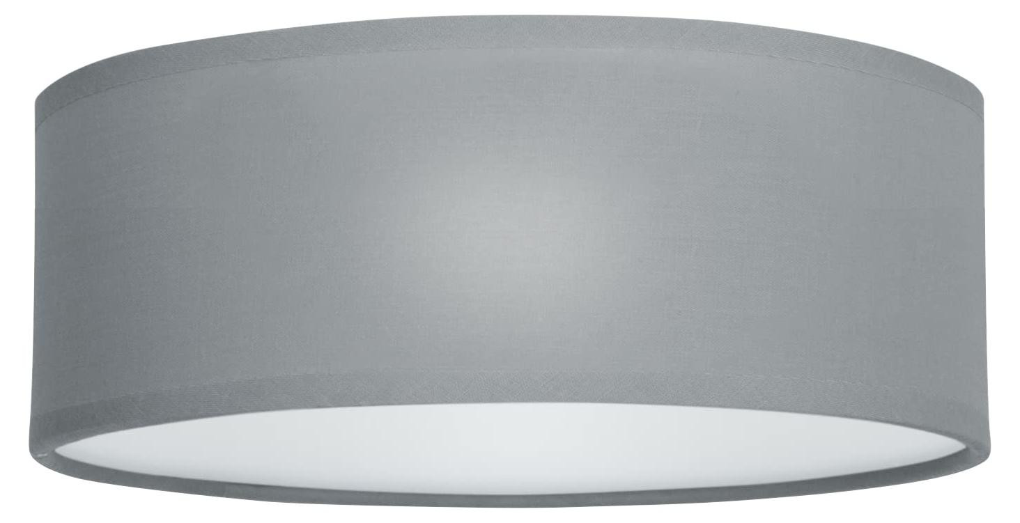 Smartwares 6000.539 plafondlamp met 2 lampen, E14 fitting, grijs, rond
