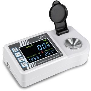 Kern Refraktometer ORL 94BS, digitales Handrefraktometer, misst Konzentration von Flüssigkeiten, mit Akku