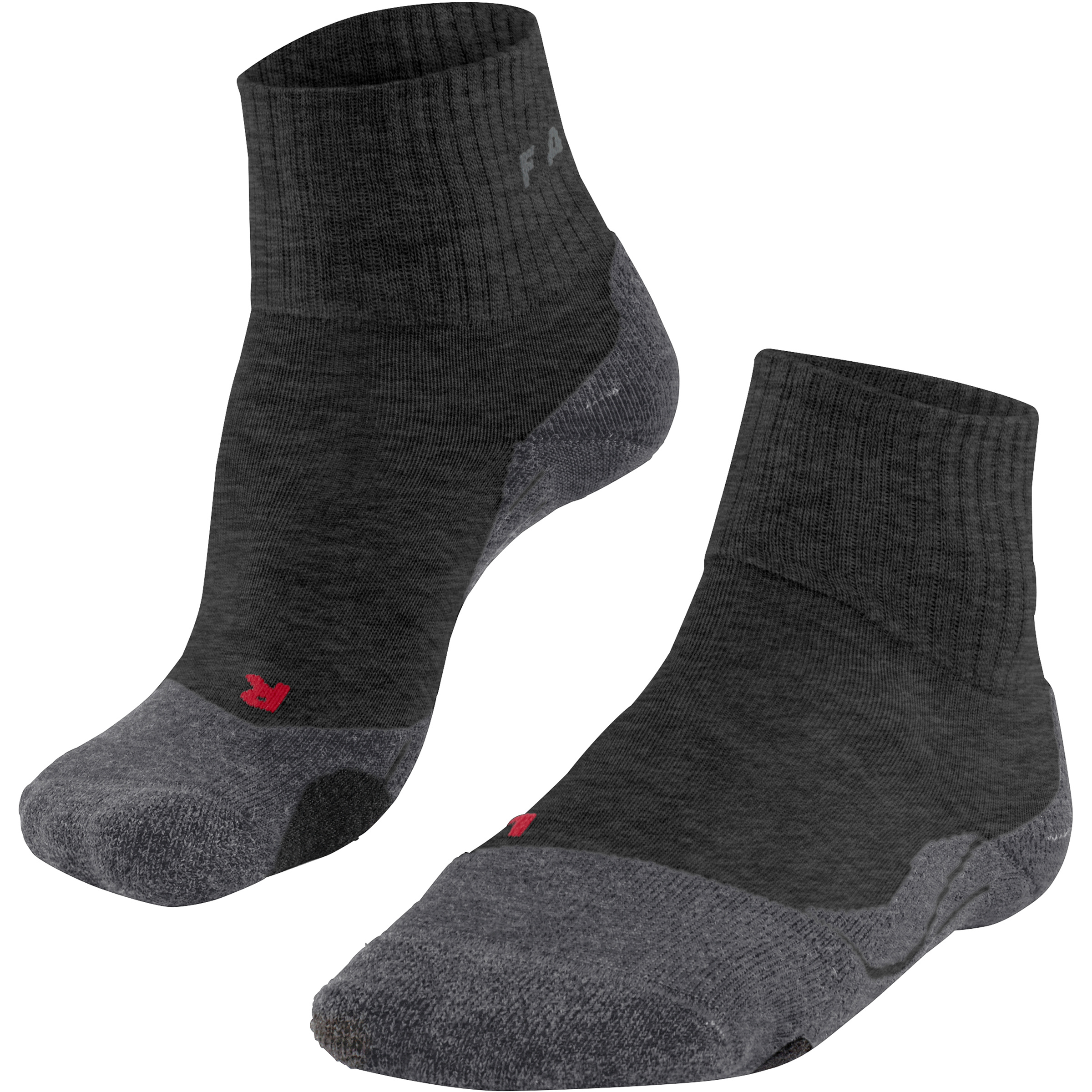 Falke TK2 Explore Short Damen Wandersocken grau Größe 35 Camping Hautfreundlich Merinowolle