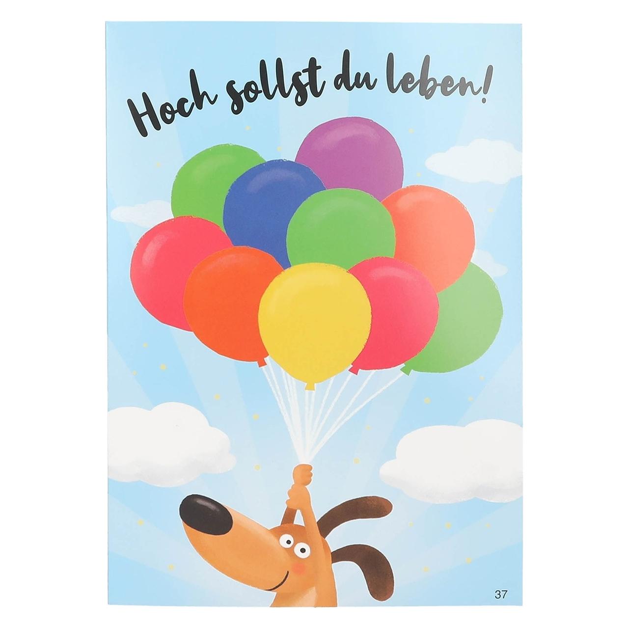 Magni Depesche 0011673-037 - Glückwunsch-Karte zum Geburtstag (neutral), ausgefallene Geburtstagskarte mit (1 Stk.) (32833830)