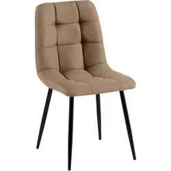 CLP Esszimmerstuhl Antibes Stoff   Farbe: taupe