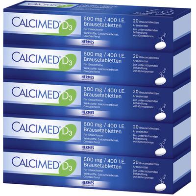Calcimed D3 600 mg/400 I.e. Brausetabletten 100 St