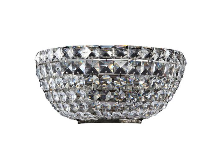 Wandleuchte Basfor Nickelfarben max. 60 Watt Wandlampe