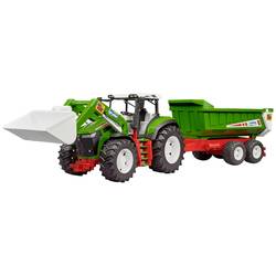 bruder ROADMAX Traktor mit Frontlader und Kippanhänger Fertigmodell Landwirtschafts Modell 03452