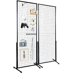 VEVOR 2 x 5,6 Gitterwandpaneele Tower 2 Packungen Drahtgitterwand-Präsentationsständer