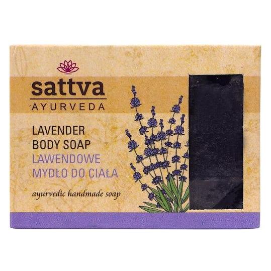 Sattva Ayurveda Sattva Body Soap Indian Glycerin Soap Lavender 125G (Hartseife, 125 g) (35589647)