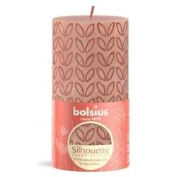 Bolsius, Kerzen, Silhouette Stumpenkerze misty pink