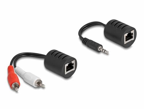 Delock 87859 RJ45 / Klinke / Cinch Audio Anschlusskabel [1x RJ45-Buchse - 1x Klinkenstecker 3.5 mm, RJ45-Buchse, Cinch-Stecker]