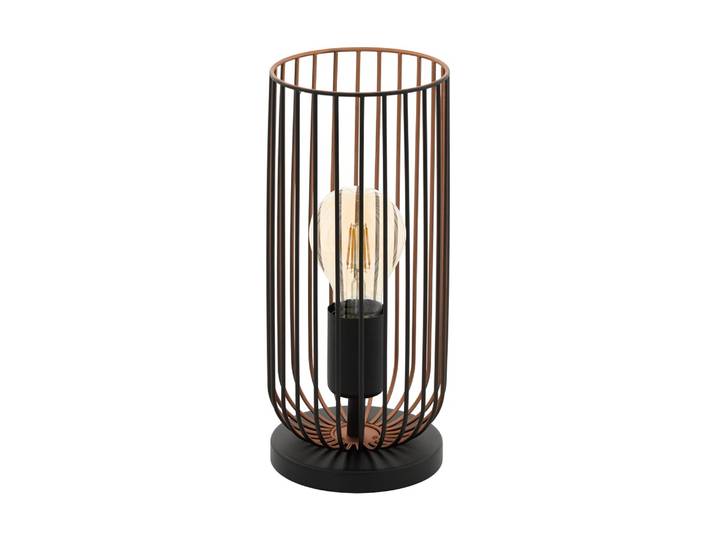 EGLO Lampe de table Roccamena noir et cuivre