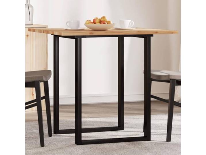 PTUGUOF Tischplatte Quadratisch 80x80x2 cm Massivholz Akazie Hartholz, Robust, Pflegeleicht, Für Esstisch, Bistrotisch, Couchtisch