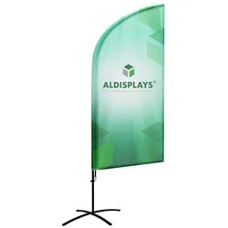 BeachFlag Shark Wingflag einseitig Grösse S