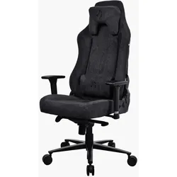 AROZZI Vernazza Soft Fabric Gamingstuhl, pure black