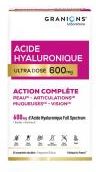 Granions Acide Hyaluronique Ultra Dosé 600 mg Action Complète 60 Comprimés Sécables - Boîte