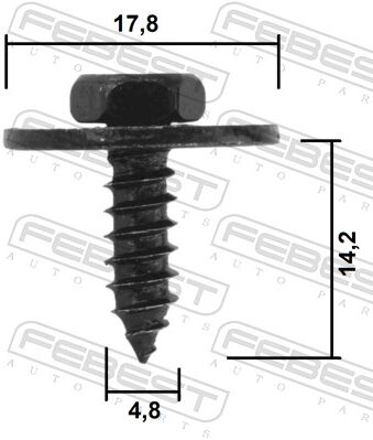 Febest Motor-/unterfahrschutz 88570-175 Für Bmw