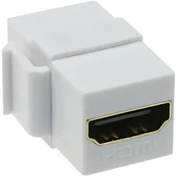 ACT Keystone coupler HDMI female-female, Server Zubehör, Weiss