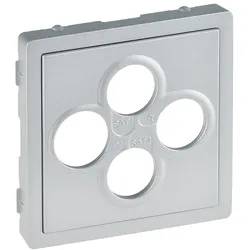 Legrand 754812 Valena Life Abdeckung für TV-R-SAT-SAT Einsatz Farbe: Aluminium