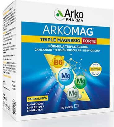 Arkopharma Arkomag Triple Magnesio Forte 20 sobres