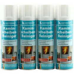 HOTREGA Kaminscheibenreiniger 4 x 300 ml Spraydose gebrauchsfertig