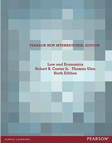 Robert Cooter Jr. - Law and Economics Pearson New International Edition: Pearson New International Edition - Preis vom 19.10.2026 19:33:35 h