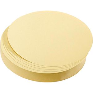 Franken Moderationskarten UMZ 10 04, 500 Stück, rund, gelb, Ø 9,5cm