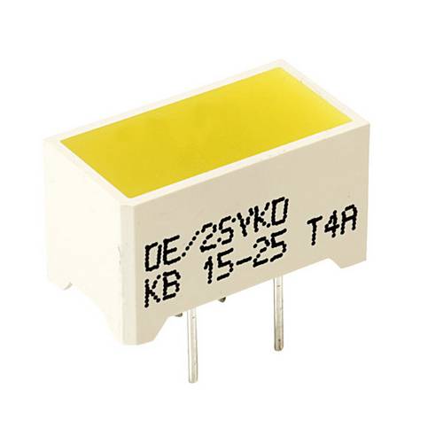 Kingbright DE/2SYKD LED-Bargraph 2fach Gelb (L x B x H) 14 x 7.5 x 8mm