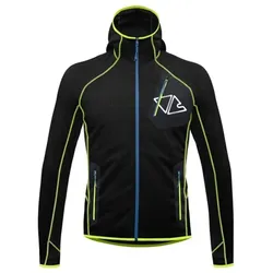 CRAZY Pull Next M - Fleecepullover - Herren - Black/Yellow - S