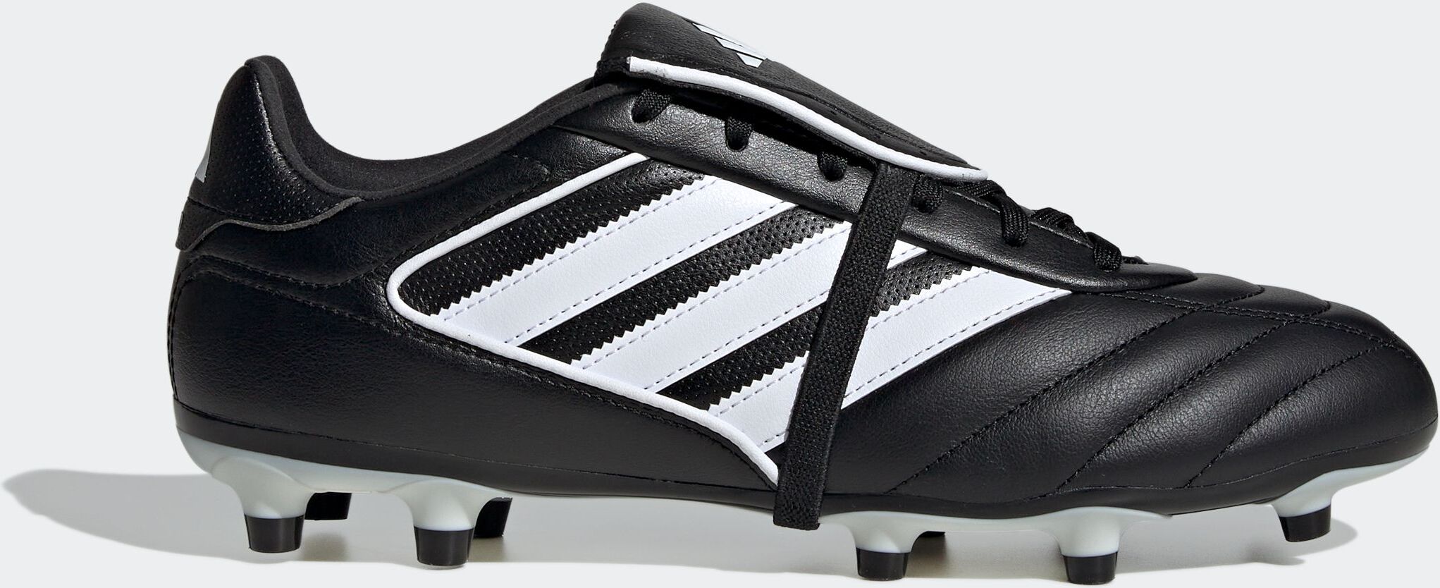 Fußballschuh ADIDAS PERFORMANCE "COPA GLORO 2 FG", Damen, Gr. 42,5, schwarz-weiß (core schwarz, ftwr weiß, ftwr weiß), Leder, Synthetik, Schuhe Fußballschuh, Außensohle für Rasen und feste Böden