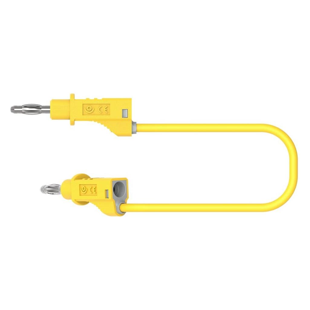 Electro PJP 2117-CD1-100J Messleitung (Bananenstecker - Bananenstecker) 1.00 m G (2117-CD1-100J)