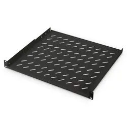 Digitus Fachboden 19"-Schränke festeinbau ab 600mm Tiefe bis 15kg 1HE RAL9005 schwarz
