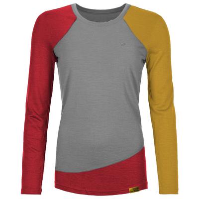 Grüezi Bag - Women's Woodwool Longsleeve Lady Phillippa - Merinoshirt Gr XS grau