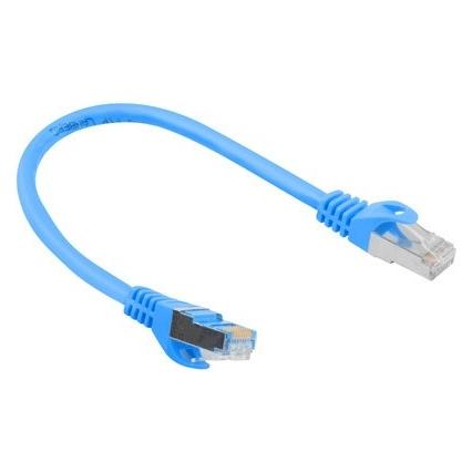 Lanberg Patchcord Kat.6 Ftp 0.25m Niebieski Fluke Passed (F/UTP, CAT6, 0.25 m) (PCF6-10CC-0025-B)