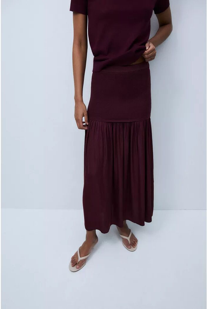 Sfera - Rock, für Damen, Burgundy, Größe S