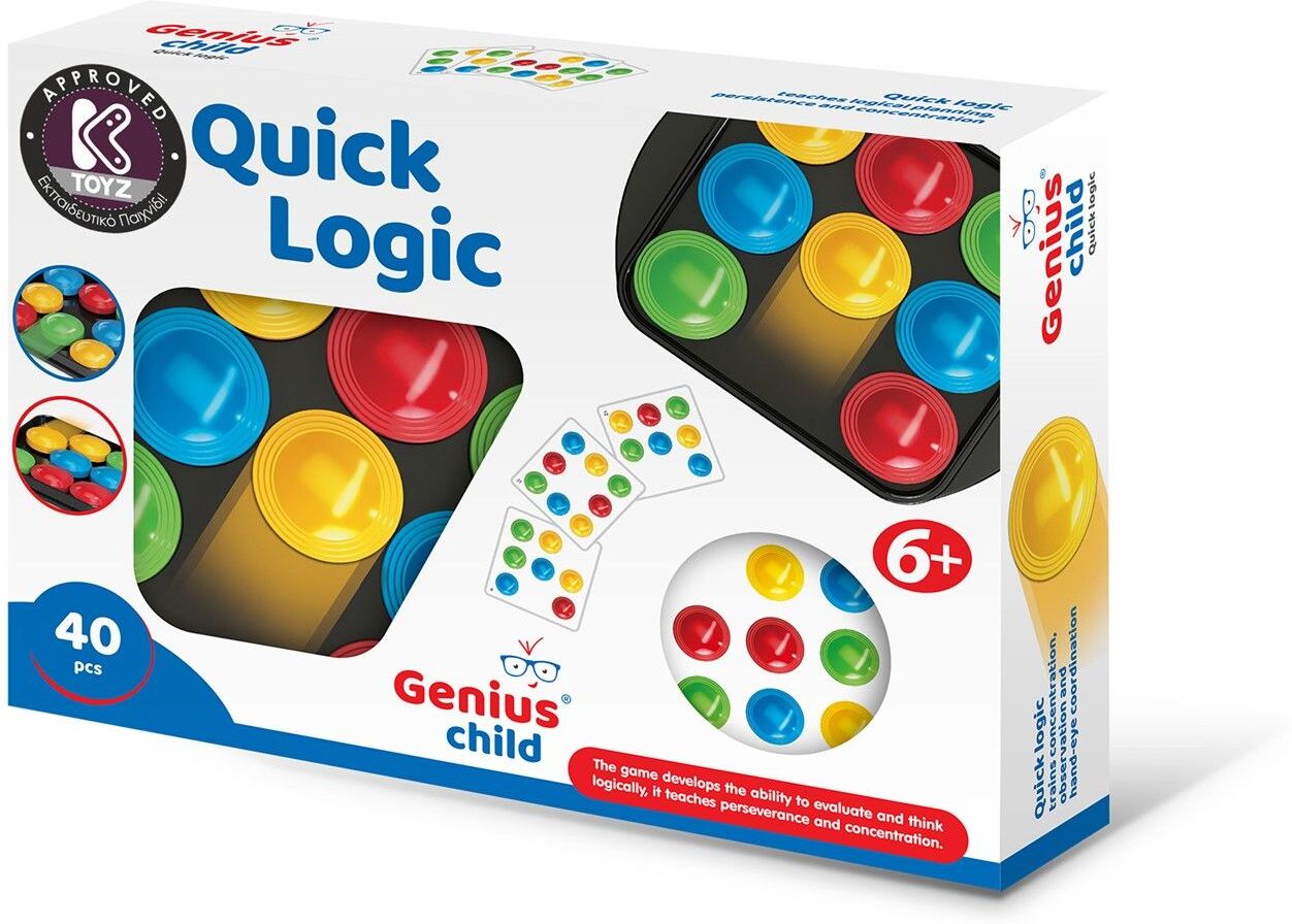 K-Toyz Επιτραπέζιο: Quick Logic (Greek& English Language) (ASK-01)