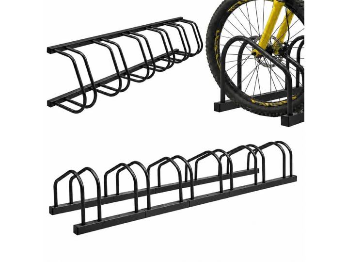 Relaxdays Support vélo au sol et au mur