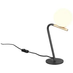 Trio Select Tischleuchte Flaming Metall Schwarz