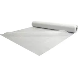 Transpak, Verpackungsmaterial, Flachfolie Breite 4000mm Länge 50m Stärke120μ LDPE transparent LDPE-Folie