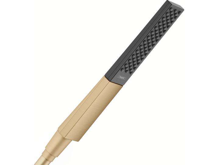 Douche de tête encastrée hansgrohe Rainfinity\, modèle 100\, 1 jet\, finition bronze brossé