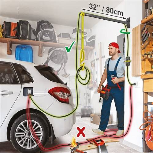 Barkan EV80WM Ladekabel Wandhalterung Ausleger
