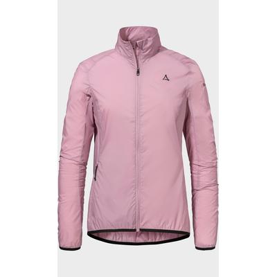 Outdoorjacke SCHÖFFEL "Jacket Style Cannobio WMS", Damen, Gr. 36, 3105, rosa, Oberstoff: 100% Nylon. (Coating: Polyurethan), regular fit, hoch geschlossener Ausschnitt, Jacken Outdoorjacke