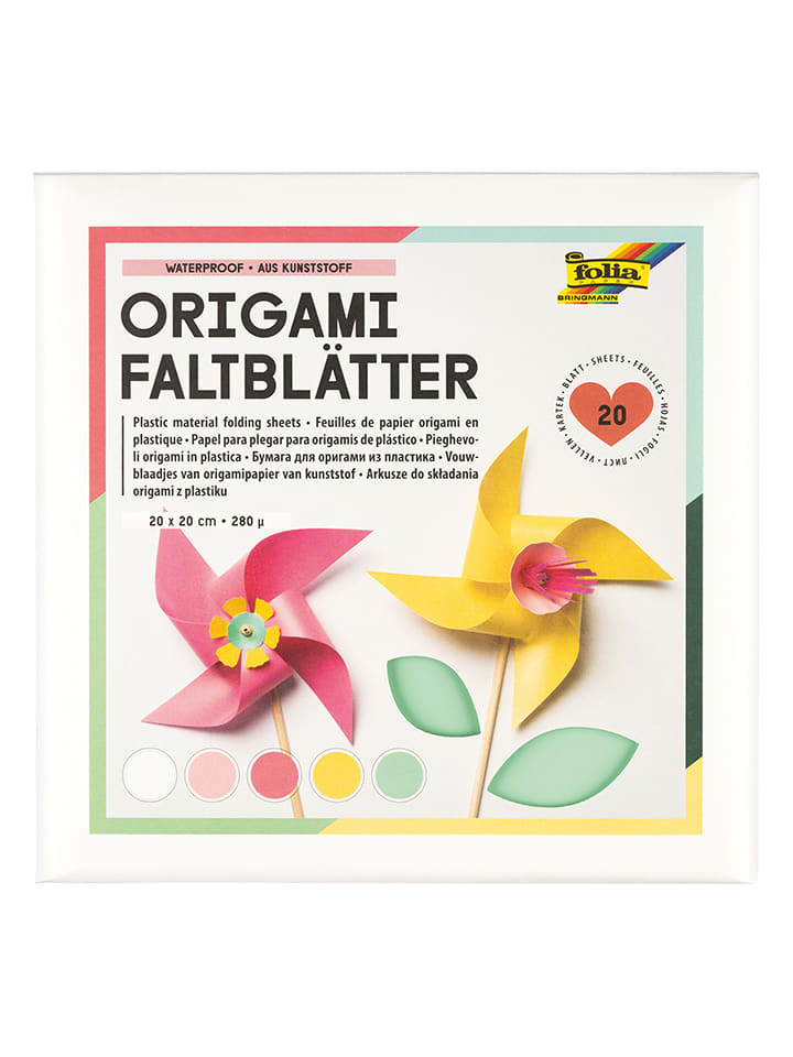 folia PAPER Origami-Faltblätter - 10 Stück - ab 5 Jahren - onesize