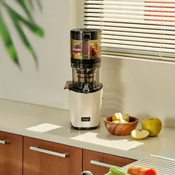 Auto 8 - automatischer Entsafter mit Sorbet-Aufsatz Weiß